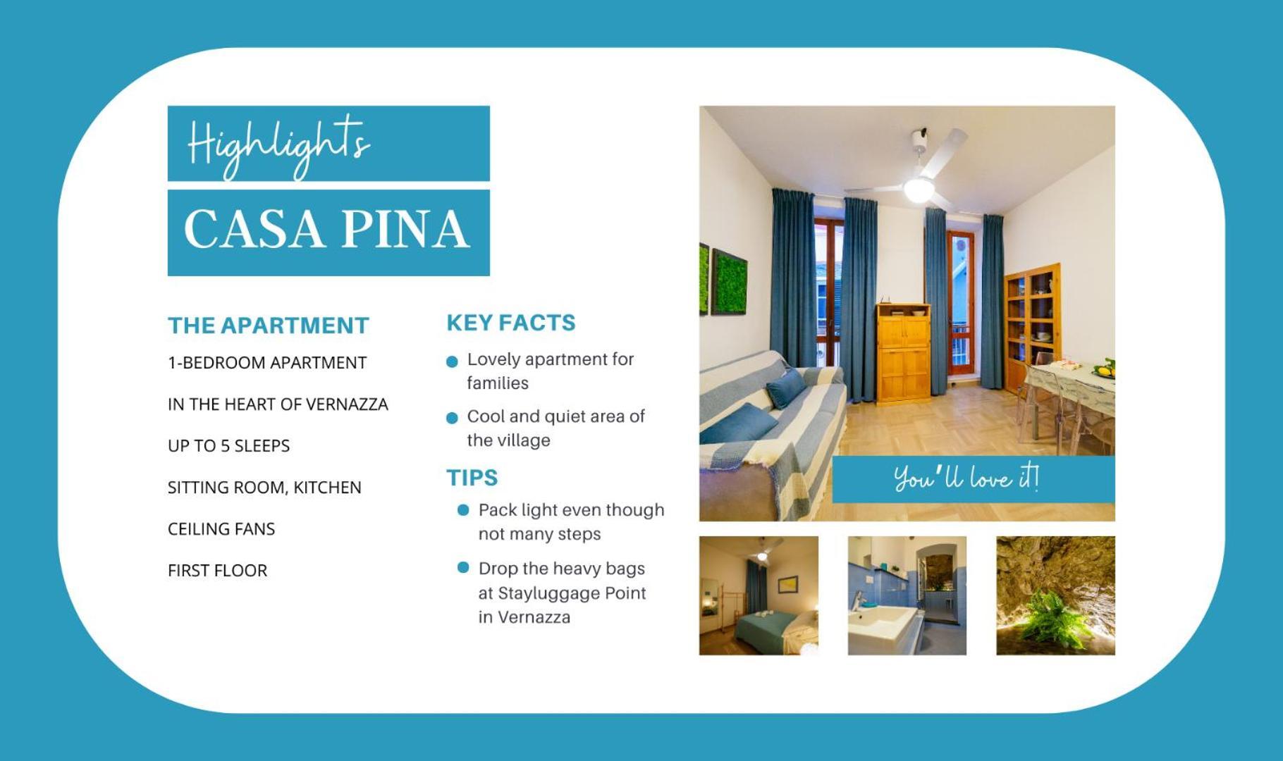 Casa Pina Quiet Apartment Vernazza Kültér fotó